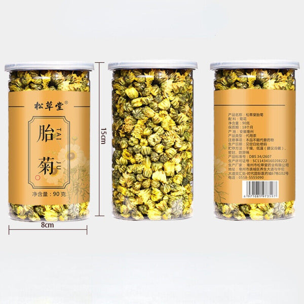 Health Care Canned Chrysanthemum Tea Taiju Natural Healthy Herbal Flower Tea 90g