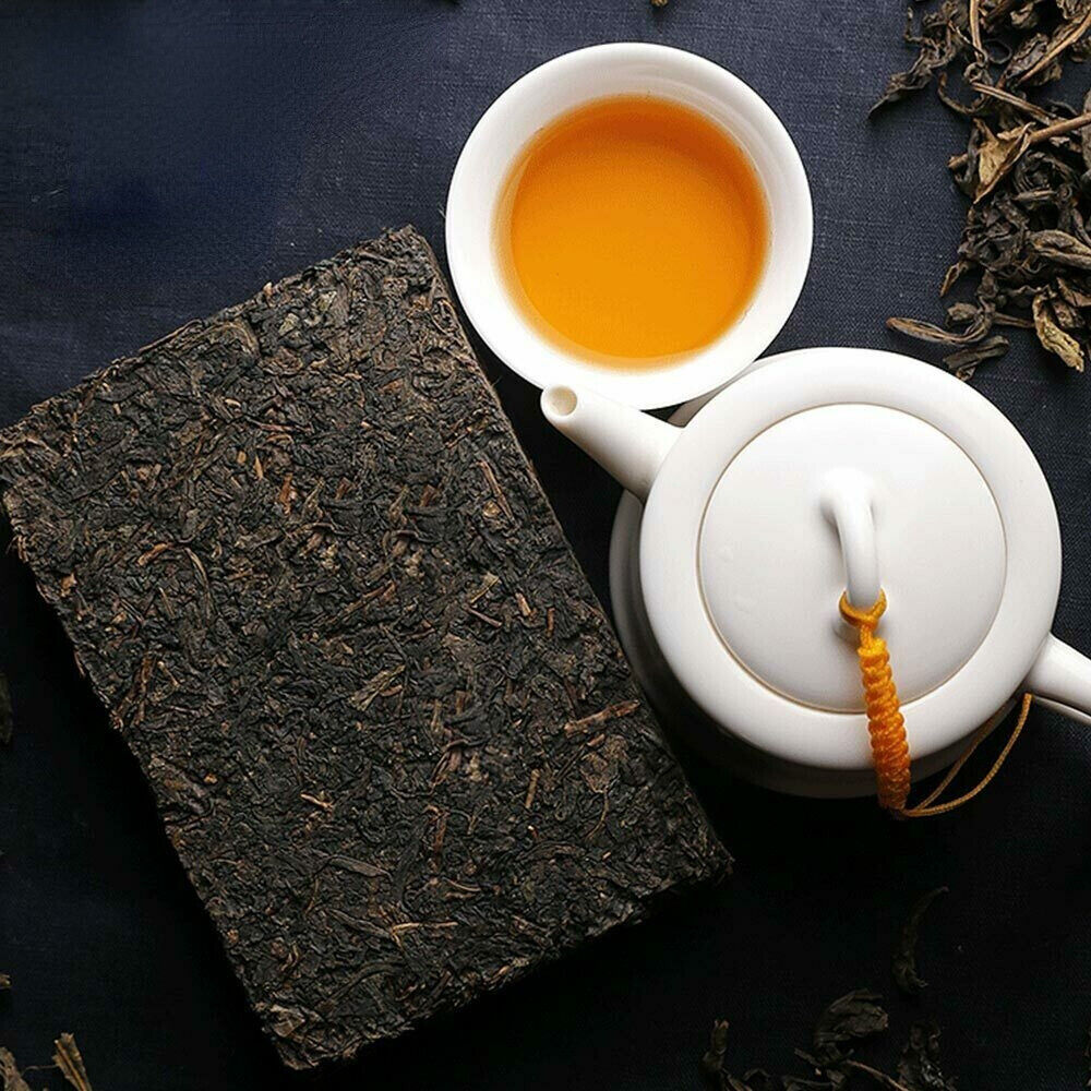 Anhua Baishaxi Yupin Fucha Tea Top-grade Classic 1953 Dark Tea Brick Tea 318g Secondary image
