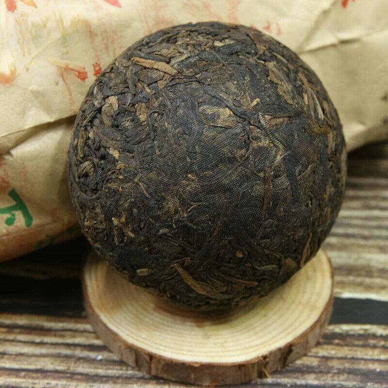 Aged Green Pu Erh Tea Raw Pu Erh Tea Xia Guan "Da Zhong Tuo Cha" 100g Secondary image