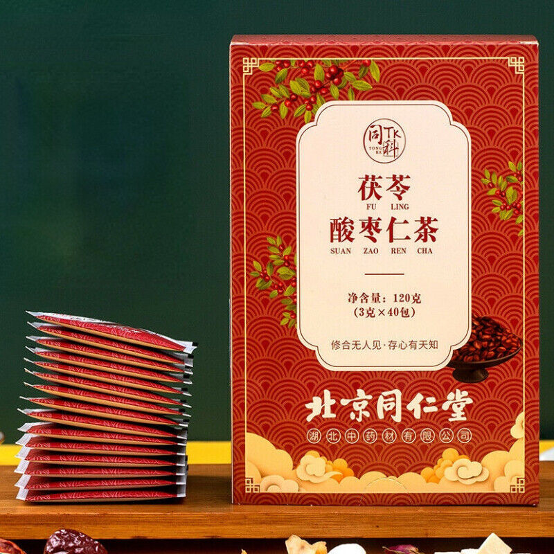 Sleep Tranquilizing Herbs Health Tea Ecology Poria Jujube Seed Herbal Tea 160g