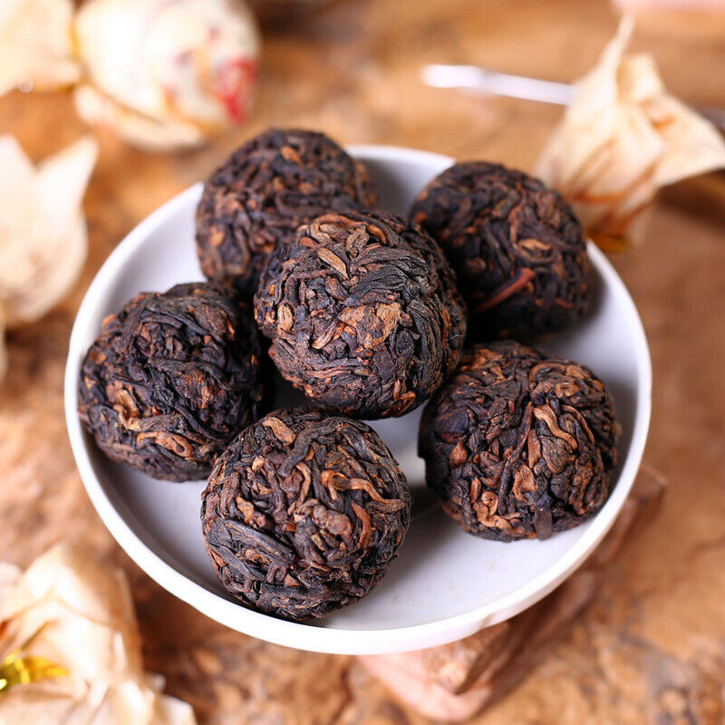 Pu-Erh Tuocha Big Leaf Species Pu'er Ripe Tea Fermented Pressed Black Tea 500g Secondary image