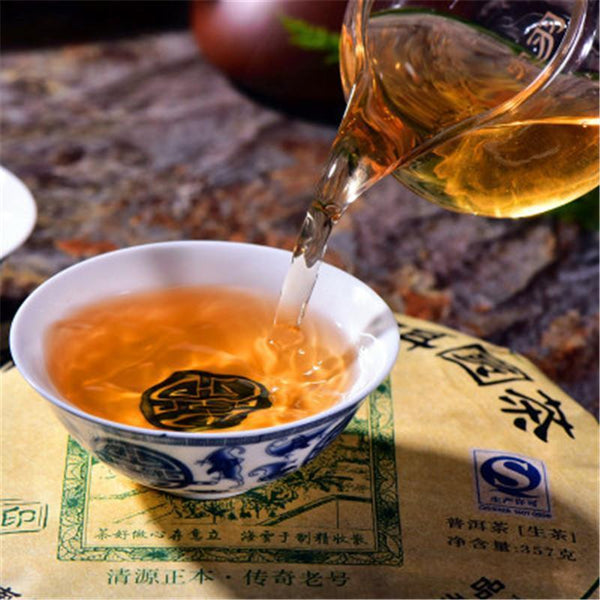 TemuTea 357g Yunnan Seven Son Puer Raw Tea Puerh Tea Chinese Pu Er Black Tea Health Care
