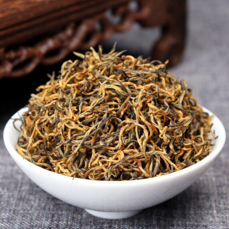 OrganicDianhong Golden Buds JIN SI Dian Hong Gold Yunnan Black Tea 250g