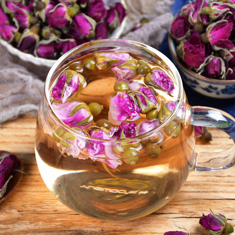 Canned Ping Yin Mei Gui Cha Tea Rose Tea Organic Healthy Herbal Flower Tea 100g
