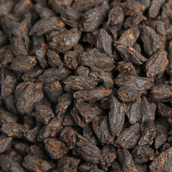 Bulk Yunnan Pu-erh Tea Glutinous Rice Fragrant Bamboo Basket Ripe Puer Tea 500g