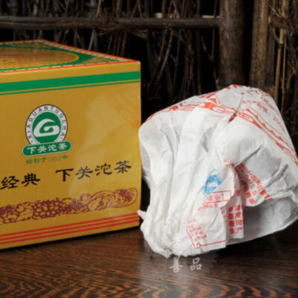 Bao Yan Jin Cha Xiaguan FT7683-11 Mushroom TuoCha Cha Pu Erh Aged Pu Er 250g