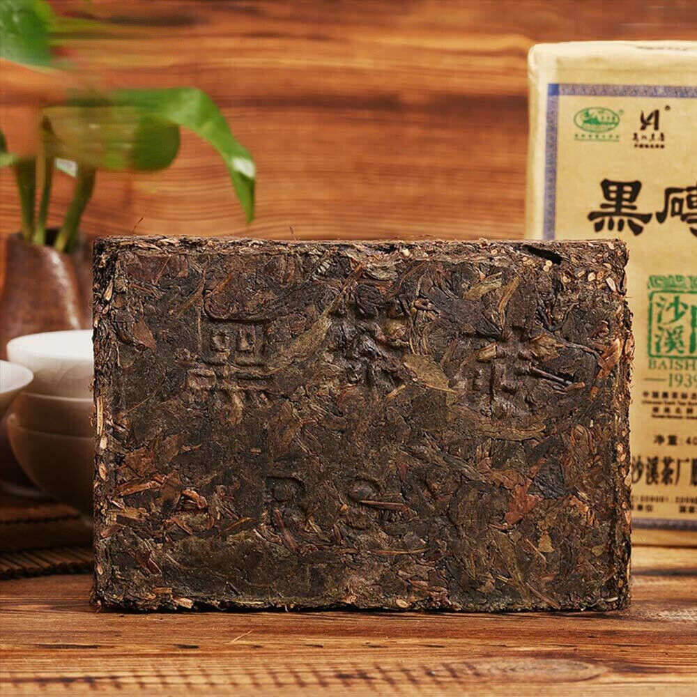 Anhua Baishaxi Hei Zhuan Cha Dark Tea Brick Tea Top-grade China Dark Tea 400g Main image
