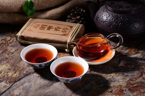 TemuTea 250g Pu Er Tea Cooked Old Pu'er Tea Brick Brown Fragrant Brick Menghai Pu-erh Tea