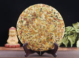 Pu-erh Tea Cake Raw Tea 357g Tea Flower Pu-erh Cake 谷花普洱茶饼生茶357g茶花普洱饼大雪山茶区普洱茶叶