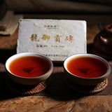 Chinese Tea Healthy Drink Puerh Cooked Black Tea Banzhang Pu-Erh Tea Brick 250g