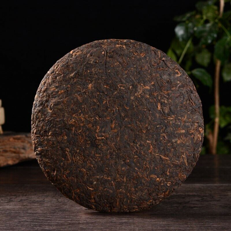 Yunnan Pu'er Ripe Tea Natural Big Leaf Puerh Tea Cake Top Chinese Dark Tea 357g Secondary image