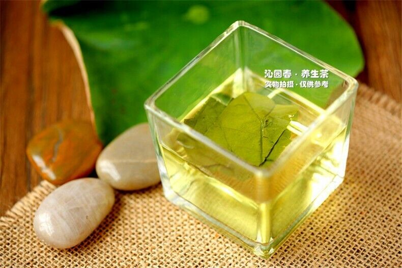 Organic Green Tea Health  Chinese Herbal Tea Ecology Lotus Leaf Tea 30g