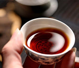 Yunnan 357g Pu-erh Tea Puerh Ripe Tea Wishful Tea-cake Top Class Cooked Shu HelloYoung Tea