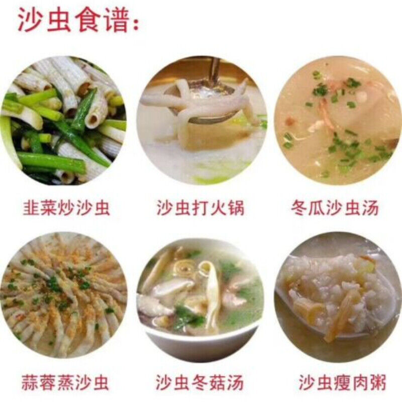 Sand WormDried Seafood High Quality Sea Ginseng Precious Sipunculus Nudus 50g