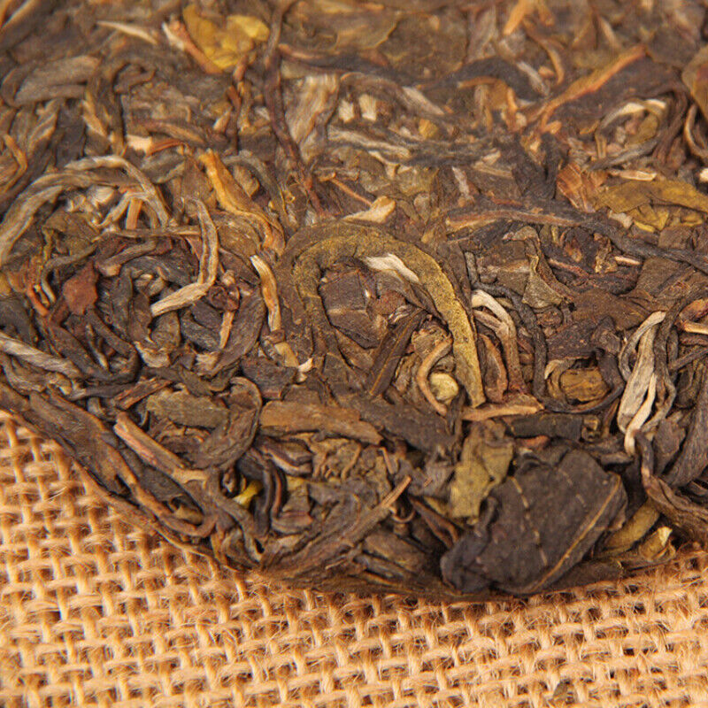 Mountain Rhyme Shen Puer Qizi Tea Cake  Yunnan China Raw Pu-erh Tea 100g