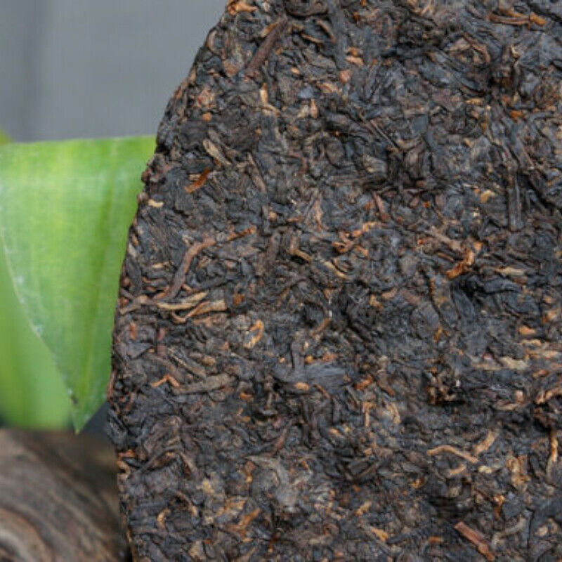 Ripe Pu-erh Tea Big Snow Shang Pin Golden Ribbon Yunnan Xiaguan Puer 357g
