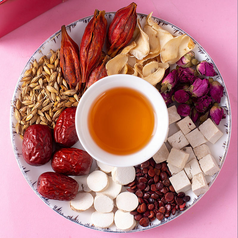 Sleep Tranquilizing Herbs Health Tea Ecology Poria Jujube Seed Herbal Tea 160g Main image