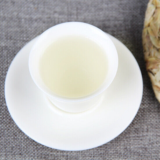 Chinese White Bud Puerh White Tea Cake Yunnan Early Spring Cha Pu-Erh Tea 357g