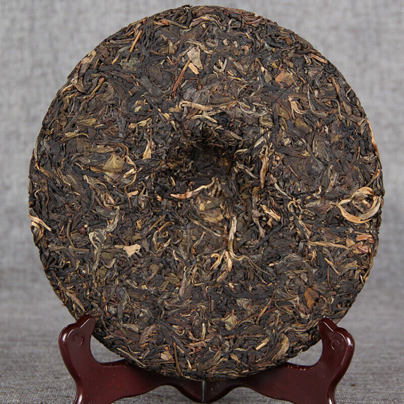 Puerh Green Tea Pu-Erh Tea Pressing Process Cha Pu'er Tea Cake Craft Tea 357g