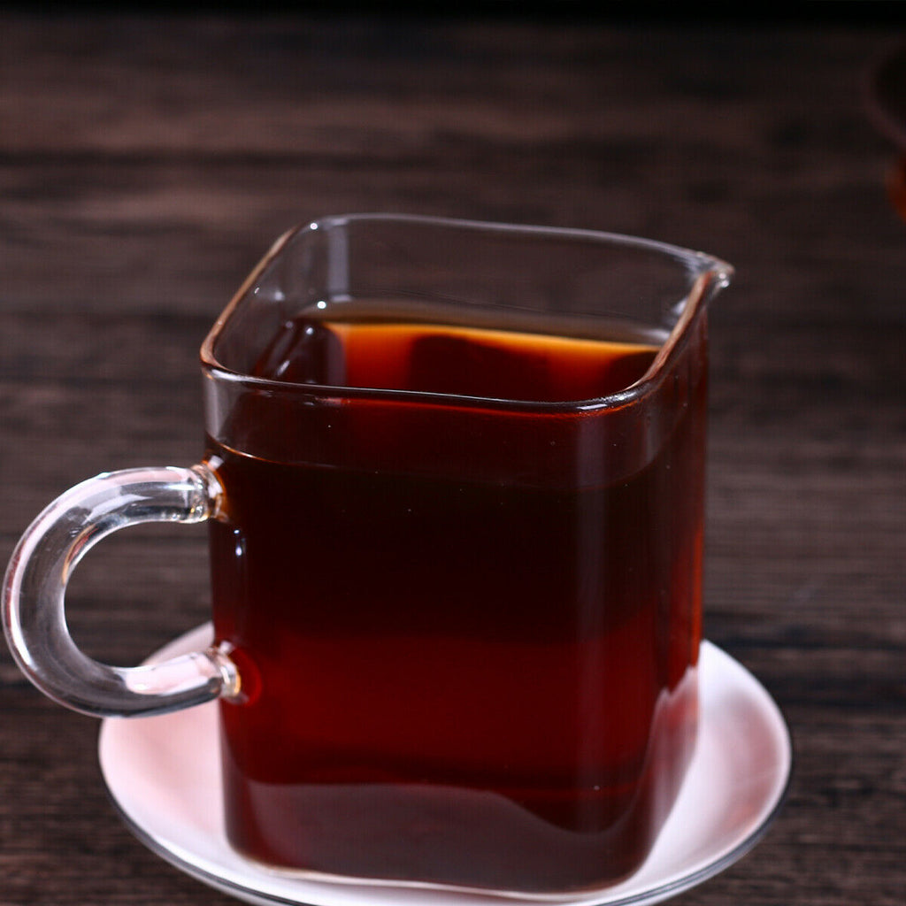 Ripe Puer Tea Cake Yunnan Brown High Mountain Ecological Pu erh Cooked Tea 200g