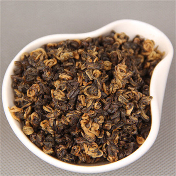 Curled(1 Bud 1 Leaf ) *200 Grams Natural Dian HongHealth Drink Yunnan Black Tea