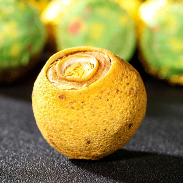小柠檬菊花茶 金丝皇菊柠檬 红茶古树滇红花草茶徽锄头 Dianhong Herbal Black Tea lemon Chrysanthemum Tea 200g