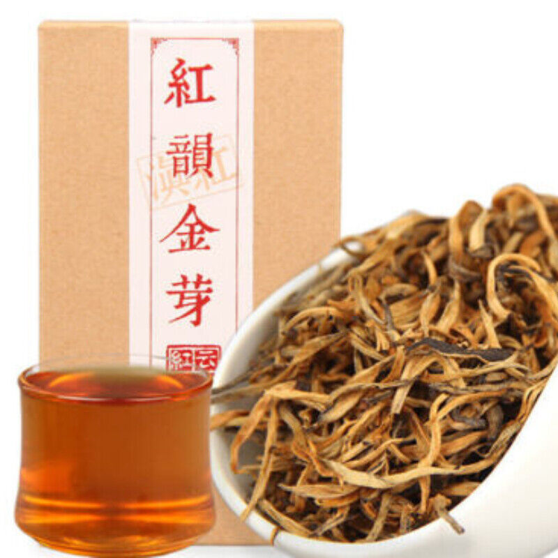 Dianhong Gold Bud Red Rhyme Dian Hong Natural Tea Jin Ya Chinese Black Tea 70g