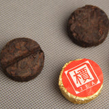 Shu Puerh Tea Chinese Puer Yunnan 'Jia' Word Mini Tuocha Made By Old Puer