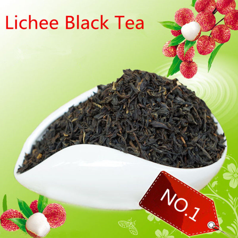 TemuTea 200g Lichee Black Tea Lychee Flavor Congou Kungfu Tea Fruit Red Tea Healthe Care