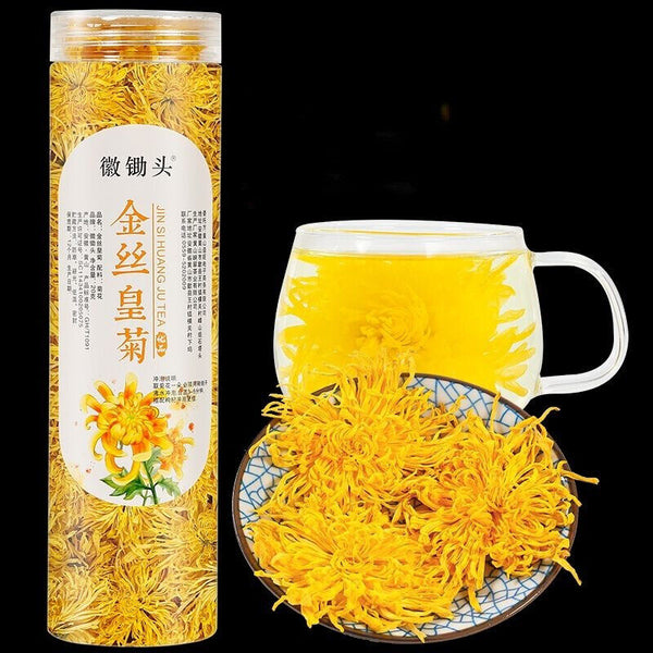 Jinsi Huang Ju Ecology Healthy Herbal Tea Premium Flower Chrysanthemum Tea 20g