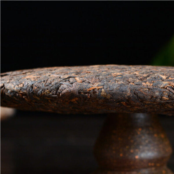 Yunnan Pu'er Ripe Tea Natural Big Leaf Puerh Tea Cake Top Chinese Dark Tea 357g