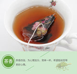 Triangle Tea Rose Pu'er Tea Bags Chinese Pu-Erh Black Tea 45g / 15 Bags Package