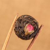 Rose herbal tea 500g Chinese handmade puer tea raw Pu er old trees pu'er cha min