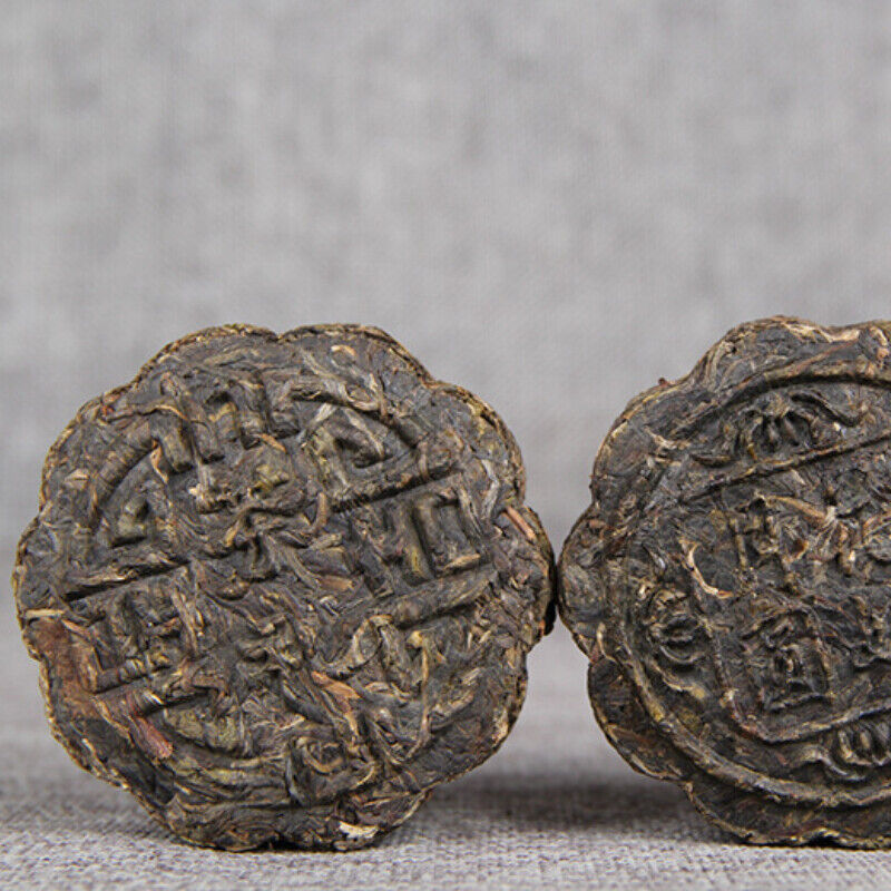 Pu'er Cha Tea Yunnan Puerh Tea Moon Cake Flower Good Moon Round Health Care 100g