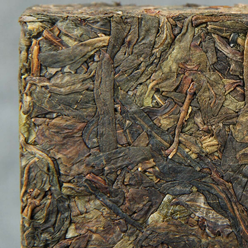 Puerh Raw Tea Brick 500g Golden Leaf Bingdao Ancient Tree Candy Sweet Tea Yunnan