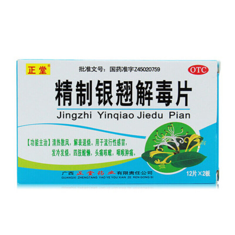 Zhengtang Jingzhi Yinqiao Jiedu Pian 正堂精制银翘解毒片 Secondary image