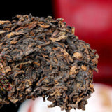 Wu Zi Deng Ke Ripe Puer Tea Menghai Dayi Ripe Pu-erh Tea Cake150g