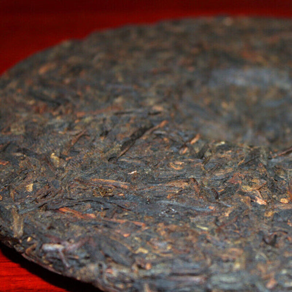 Big Leaf Black Tea Health  Natural Ancient Tree Pu'er Cooked Tea 357g