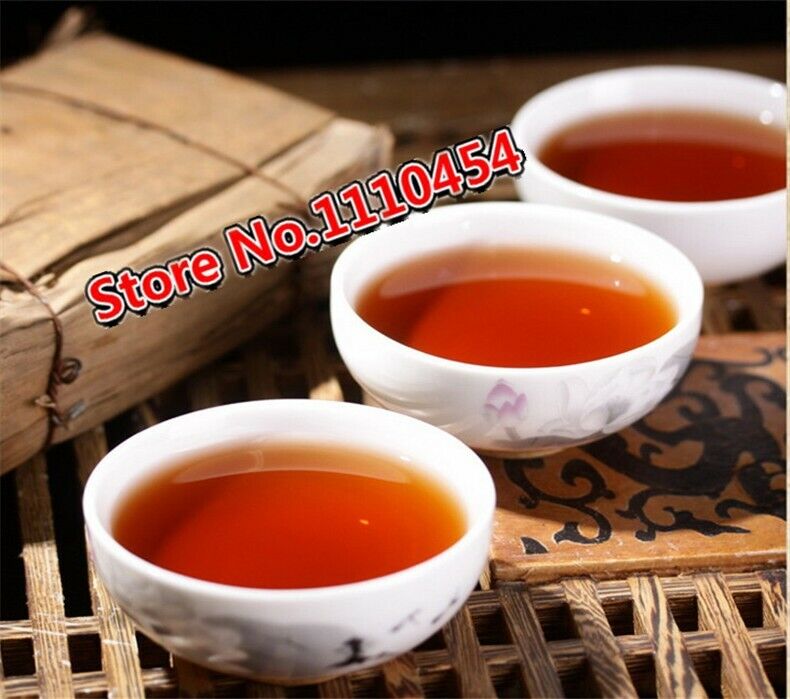 Pressed Tea Ecology Black Tea Yunnan Pu-Erh Tea Brick Organic Cooked Puer 250g