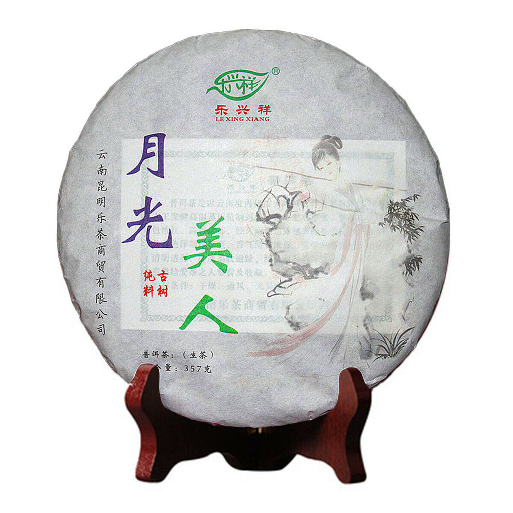 Dr. Puer Tea Moonlight Beauty Puer Tea Moon White Pu-erh Tea Cake Raw Puer 357g