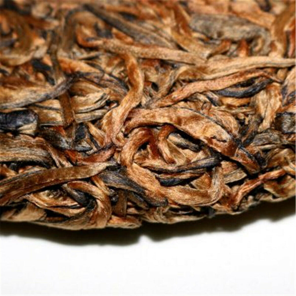 357g Yunnan Natural Golden Buds Dian Hong Chinese Black Tea Cake Organic Red Tea