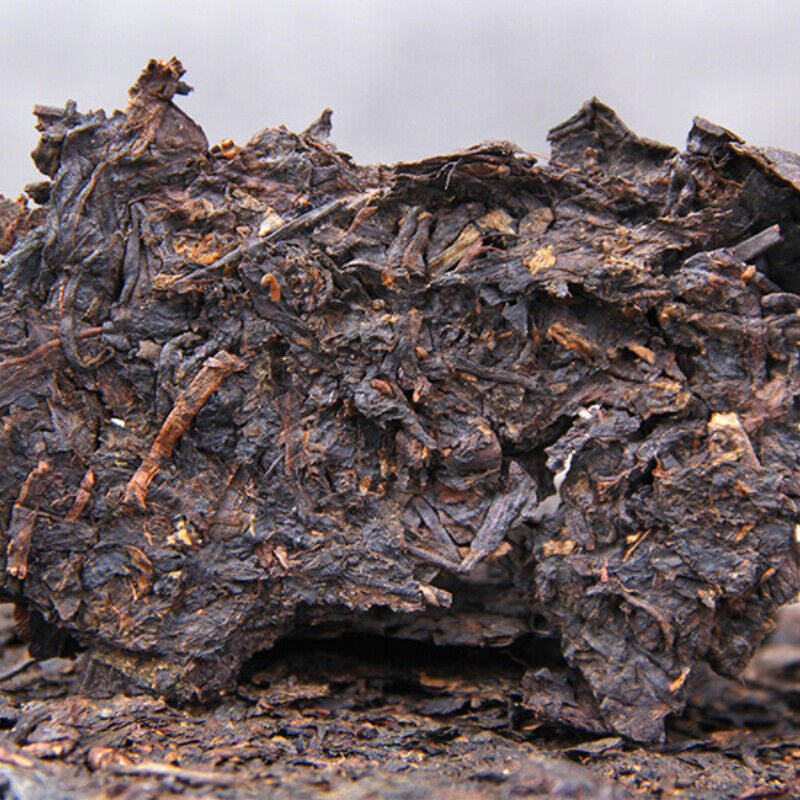 Menghai Brown Mountain Old Tree Pu-erh Black Tea Pu'er Cooked Tea Cake 357g Main image