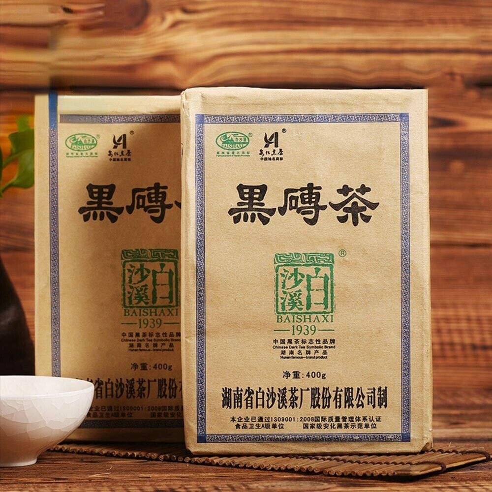 Anhua Baishaxi Hei Zhuan Cha Dark Tea Brick Tea Top-grade China Dark Tea 400g Secondary image