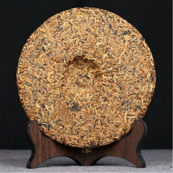 357g Yunnan Natural Golden Buds Dian Hong Chinese Black Tea Cake Organic Red Tea