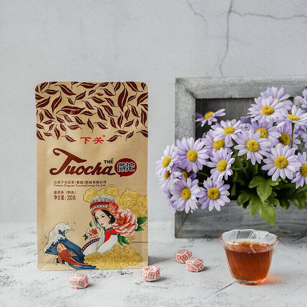 Wei Tuo Pu-erh Tea Mini Tuo Cha Ecology Ripe Puer Tea Tuocha XIAGUAN Brand 200g