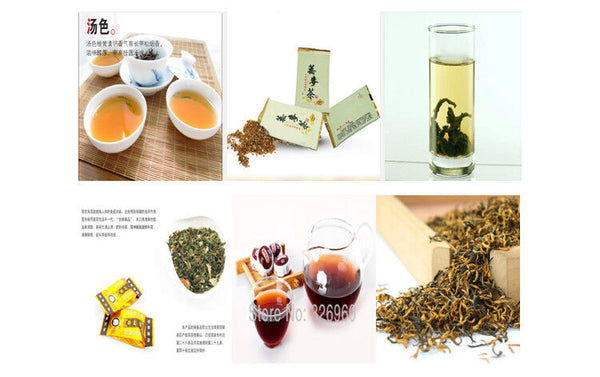 Chinese Famous Top,including Black/Green/Jasmine Tea etc.Super Popular 24 Bags