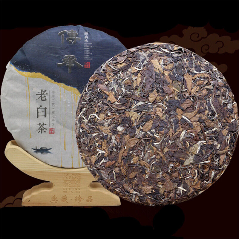 White Tea Cake Shoumei Date Fragrant Chinese Tea 2013 Top Fuding White Tea 350g