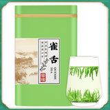 Green Tea Gift Box China Organic Jin Tan Que She Hand Picked Sparrow Tongue 50g