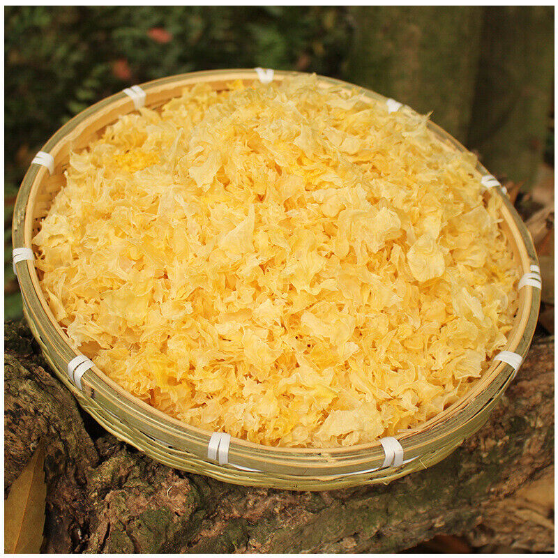 Snow Fungus White Fungus Gutian Serpihan Kulat Putih Crushed Sue Bai Mu Er 250g Main image