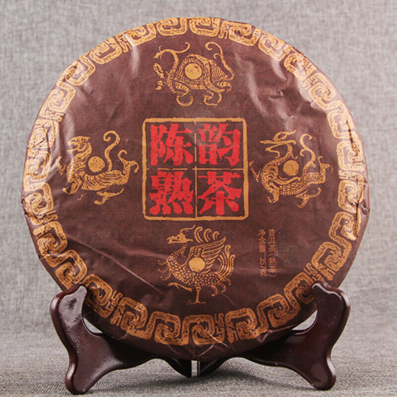 Yunnan Menghai Chen Yun Healthy Drink Ripe Pu'er Tea Top Chinese Pu-Erh Tea 357g Secondary image